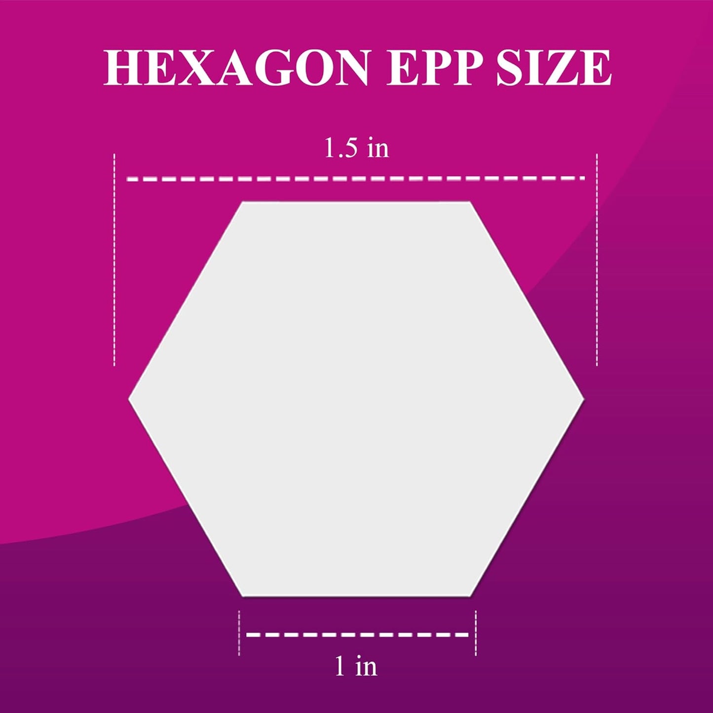 LaserThing Quilting Paper Templates | Handy Tools for Crafting Quilt Patterns | Ideal for Precision Quilting Projects | Includes 1'' Hexagon EPP Set - 1200 Pieces
