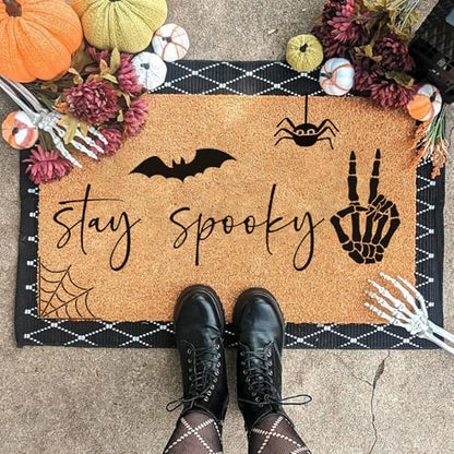 Halloween Stencils for Door Mats Halloween Doormat Stencils for Painting (9 Count)
