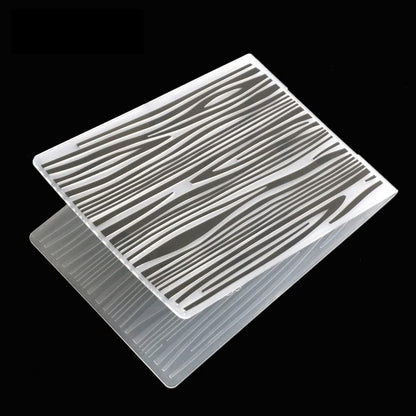 10 Styles Plastic Embossing Folder DIY Craft Template Molds Stamp Stencils Scrapbook Paper Cards Photo Album Making Tool Embossing Folders Handmade Art Craft Supplies Fondant Cake Decorating Mold