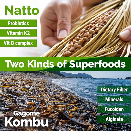Japanese Natto and Kombu Mix