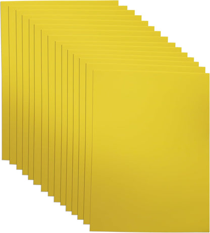 Yellow EVA Foam Sheets for Crafts, 9 x 12 Inch, 2mm Thickness, 15 Pack – Ideal for DIY Arts and Crafts, Foam Paper for Kids, Cosplay and Costumes - Crafty Corner