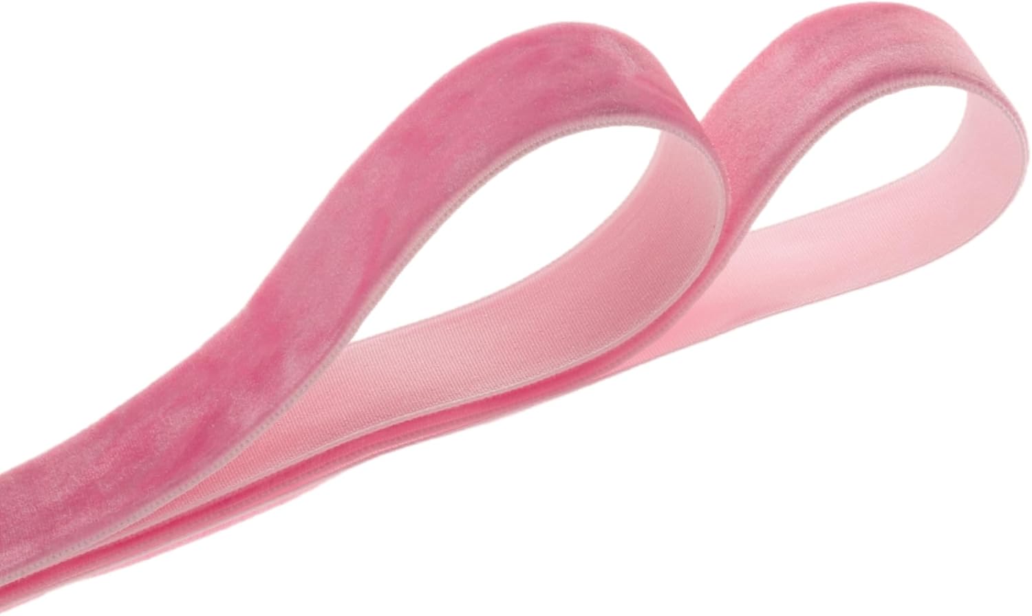 Vintage Peach Pink Velvet Ribbon Christmas Ribbon for Gift Wrapping Crafts Christmas Tree Ornaments Garland Decorations, 1 Inch X 25Yd - Crafty Corner
