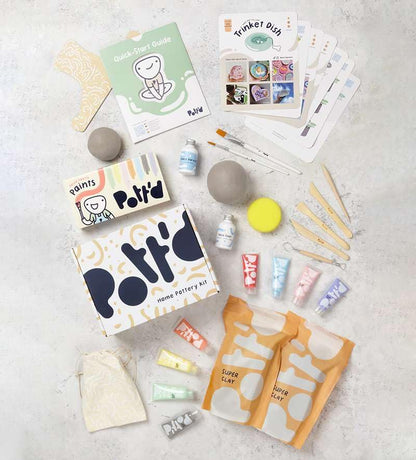 Pottery Kit Air Dry Clay Kit for Adults & Beginners