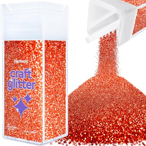 Craft Glitter Shaker Red Holographic 130g Microfine (3.8 Ounce)