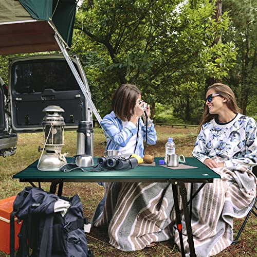Portable Camping Table with Adjustable Legs