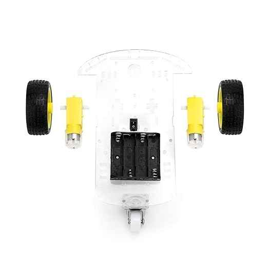 Emo Smart Robot Car Chassis Kit with Motors, Speed Encoder and Battery Box for DIY