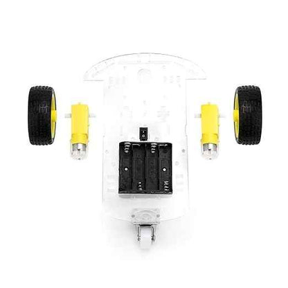 Emo Smart Robot Car Chassis Kit with Motors, Speed Encoder and Battery Box for DIY