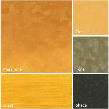 Tusc & Pine Artist Oil Paint - Yellow Ochre Light, 40 ml, Non-Yellowing, Rich & Creamy Consistency, Maximum Pigment Load, Small Batch Milled Oil Paints Made in the USA for Professional Artists