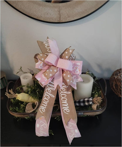 Burlap Ribbon Wired, Farmhouse Rustic Welcome Ribbon for Gifts Wrapping DIY Crafts Floral Bows Wreath Making Party Supplies Holiday Home Decoration, 2.5 Inch x 10 Yards - Crafty Corner