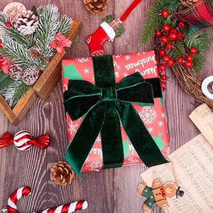Hunter Green Velvet Ribbon