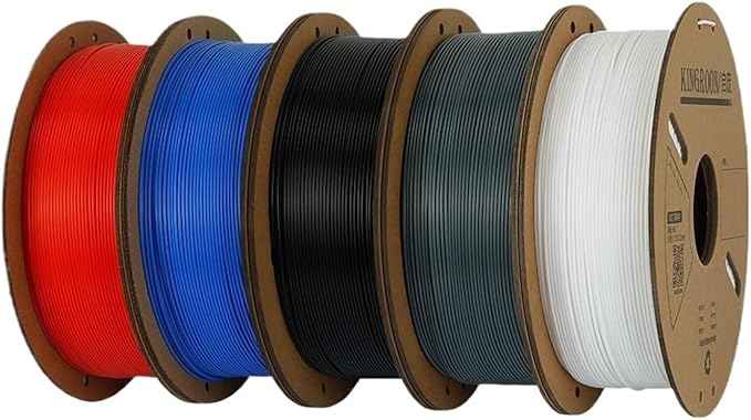 3KG PLA Filament 1.75mm 3D Printing Plastic Material No Bubble Multiple Color for 3D Printers 3D Pen(White)