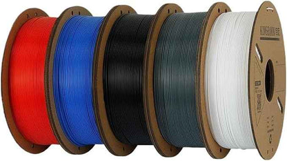 3KG PLA Filament 1.75mm 3D Printing Plastic Material No Bubble Multiple Color for 3D Printers 3D Pen(White)