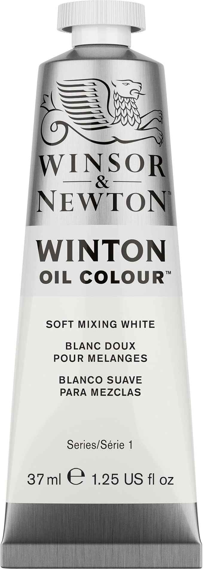 Winsor & Newton Winton Oil Color, 37ml (1.25-oz) Tube, Soft Mixing White