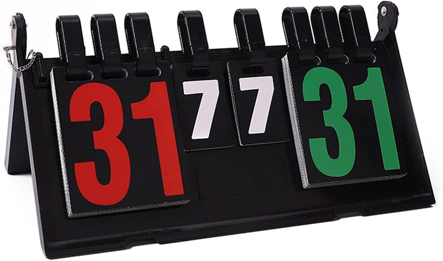 Portable Digital Scoreboard, Ping Pong Score Keeper Scoreboard for Tennis Soccer Football Sports, Sports Supplies Score Board for Games, Best Coaches Gifts Idea for Men, Boys