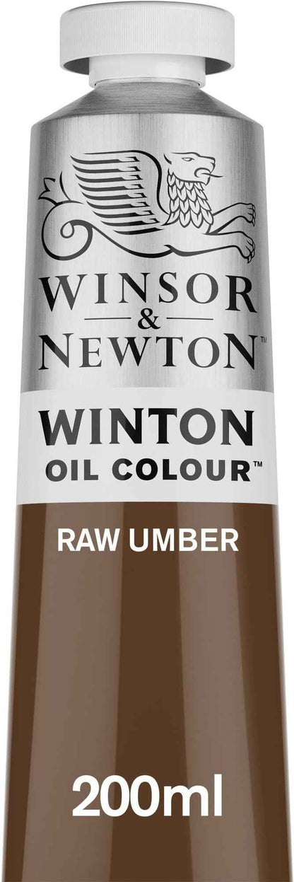 Winsor & Newton Winton Oil Color, 200ml (6.75-oz) Tube, Raw Umber