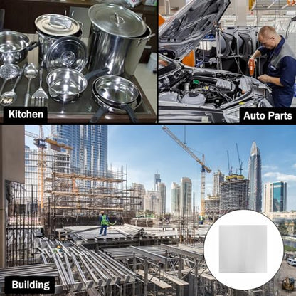 304 Stainless Steel Sheets Metal 12" x 12" x 1