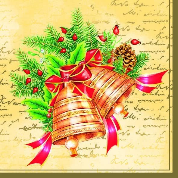 20 ct 13x13 Christmas Paper Decoupage Napkins (20 Count)