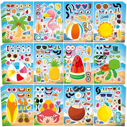 48 Sheets Summer Fun Make (48 Count)