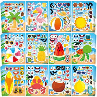 48 Sheets Summer Fun Make (48 Count)