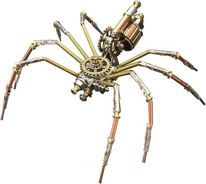 Mechanical Insect Bug Spider Sculpture, Metal Model Kits, Adult Hobby Kits for Men,Arts & Crafts,DIY Projects Metal Building Mens Birthday Gift, Fun (Mechanical Spider C)