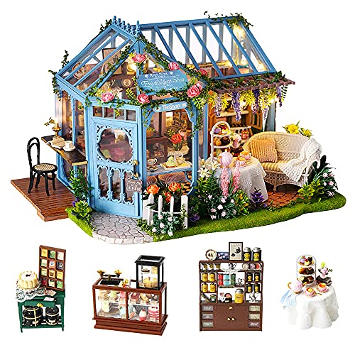 DIY Miniature Dollhouse Kit with Furniture Plus Dust Proof & Music Movement