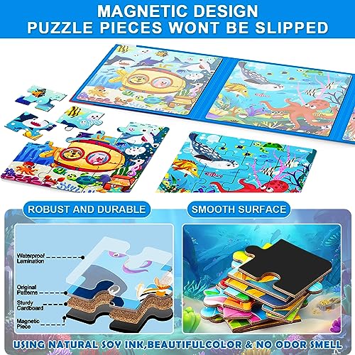 Magnetic Puzzles for Kids Ages 3 (48 Count)