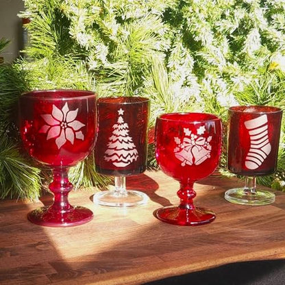 Over'N'Over Reusable Glass Etching Stencils
