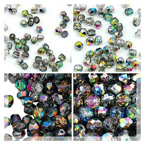 275 pcs Set of Czech Faceted Glass Beads (275 Count)