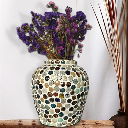 500g 1.1lb Random Color Irregular Ceramics Mosaic Tiles (16 Ounce)