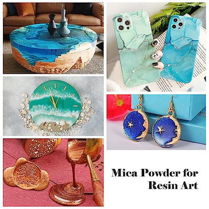 Blue Mica Powder Pigment