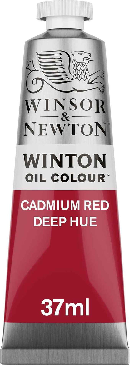Winsor & Newton Winton Oil Color, 37ml (1.25-oz) Tube, Cadmium Red Deep Hue