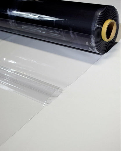 Metro Screenworks Clear Vinyl Roll (Partial) - Marine Grade Vinyl 20 Gauge Sheet - 72-in x 30 Yards - Double Polished Heavy Duty Plastic Sheeting for Windows, Boats, Greenhouse, & More