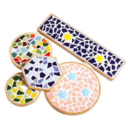 1.1LB Irregular Ceramics Mosaic Tiles (350 Count)