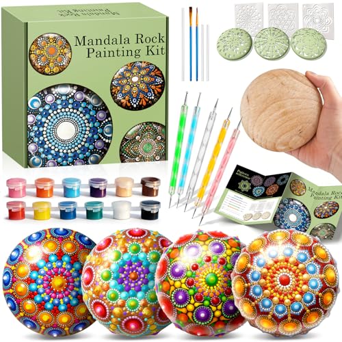 Mandala Rock Painting Kit