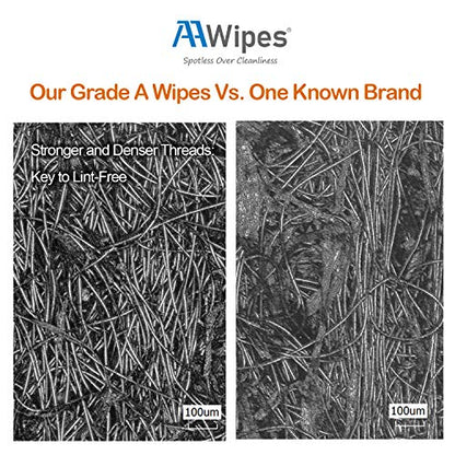Cleanroom Wipes Lint Free Wipes 4" x 4" Cellulose