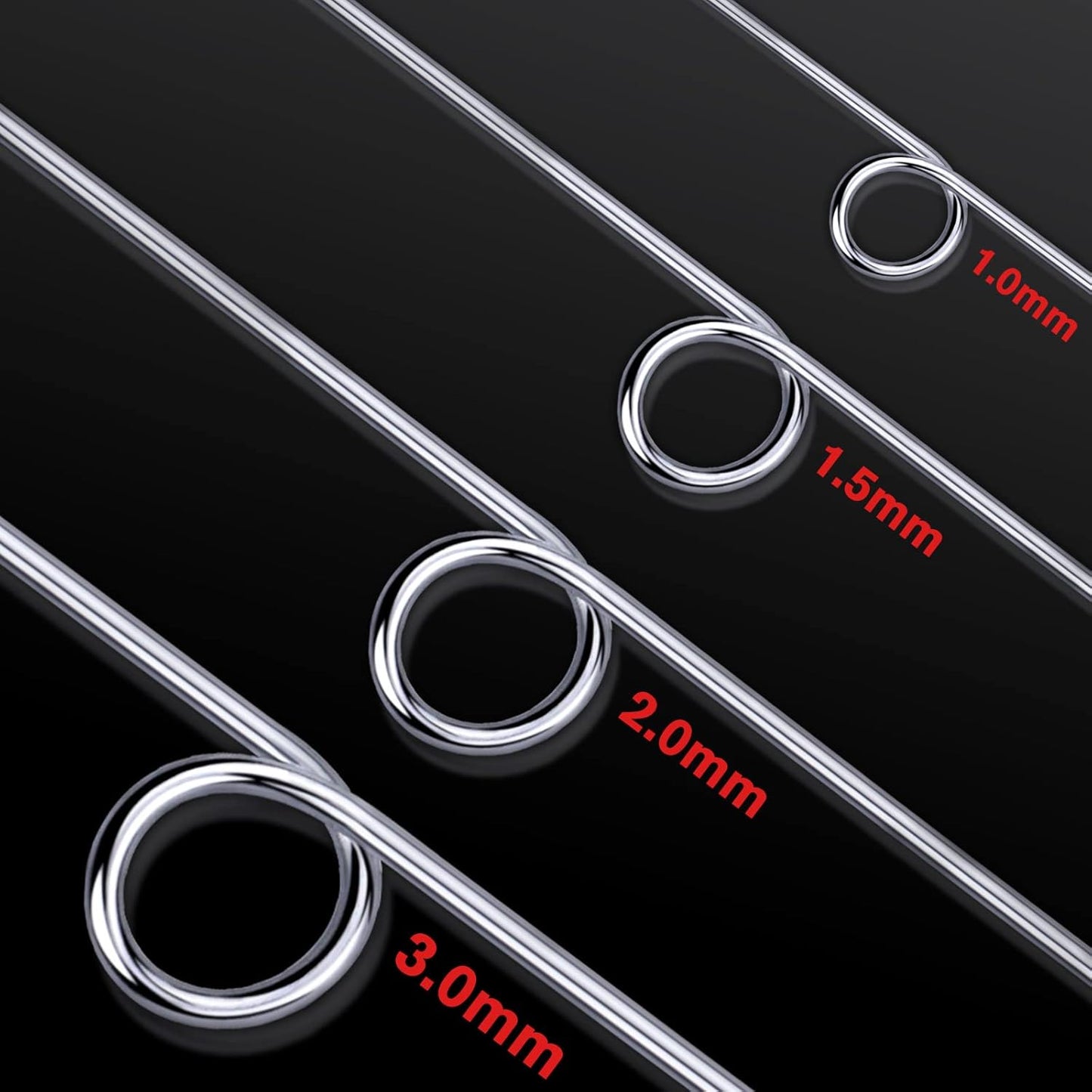 Aluminum Craft Wire, 75 Feet 1.5mm/ 16 Gauge Silver Bendable Soft Metal Aluminum Wire Roll Bulk for DIY Crafts Sculpting Jewelry Making