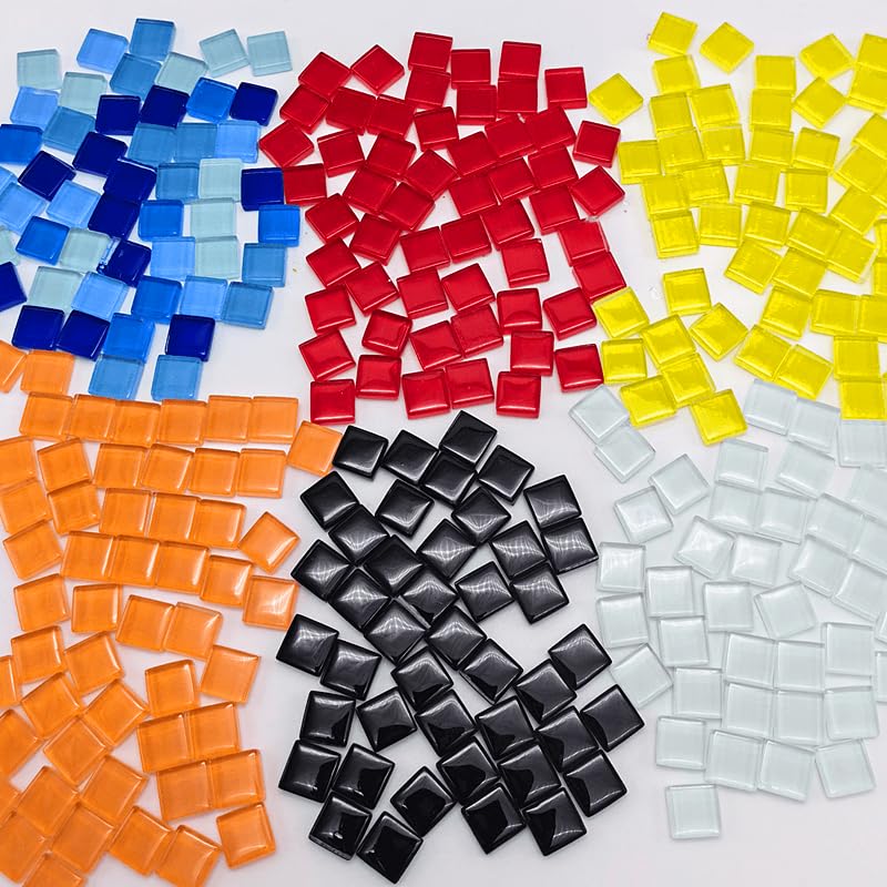 500G 1.1LB Bulk Crystal Mosaic Tiles (17.6 Ounce)