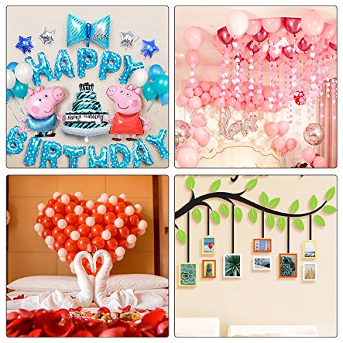 1600pcs Glue Point Clear Balloon Glue Removable Adhesive Dots Double Sided Dots of Glue Tape for Balloons Craft Glue Points Dots Sticky Dots or Wedding Decoration (1600 Count)