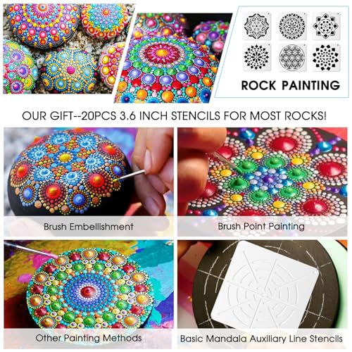 Mandala Dotting Tools Painting Kit (58 Count)