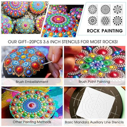 Mandala Dotting Tools Painting Kit (58 Count)