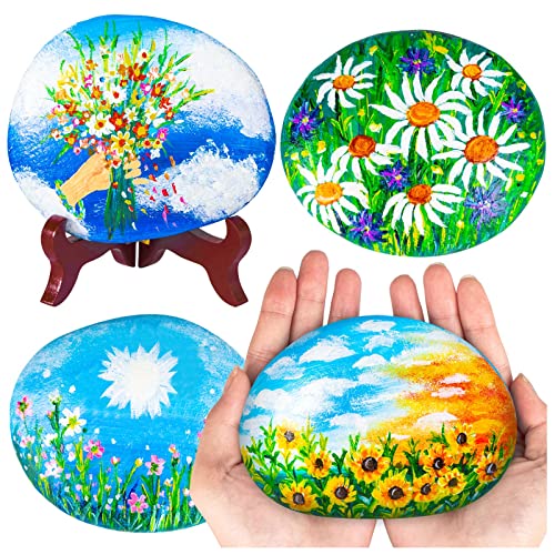 12PCS Large Rocks for Painting (12 Count)