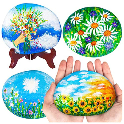12PCS Large Rocks for Painting (12 Count)