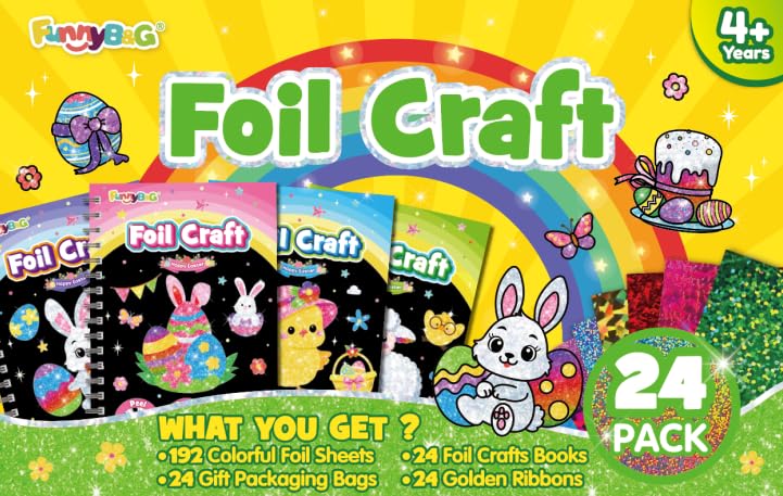 Foil Art Party Favors for Kids (24 Count)