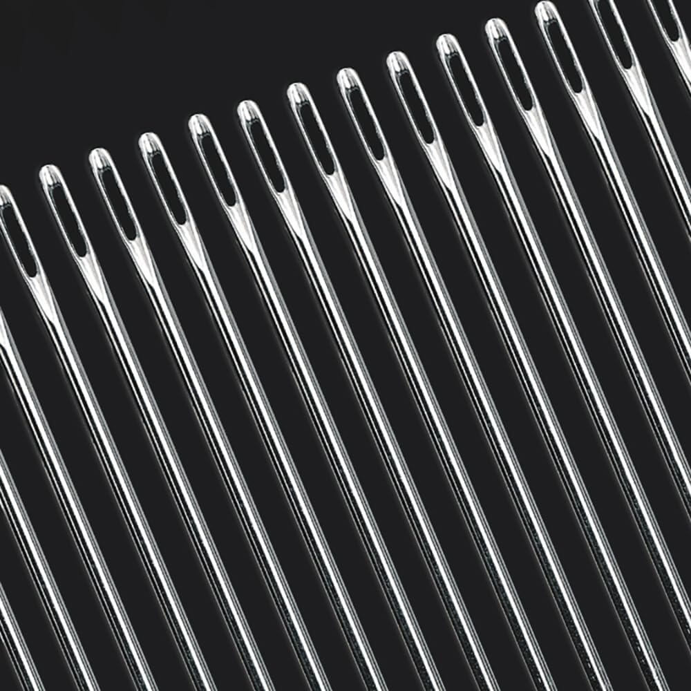 12" Professional Upholstery Needle 30cm length 3mm thickness, Big Eye Hand Sewing Needles for Stitching and Crafting Projects