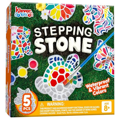 JOVA Klever Kits Stepping Stones Painting Kit for Kids