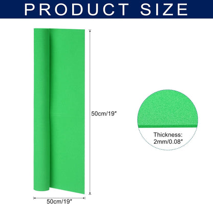 MECCANIXITY Foam Sheets Crafts 19x19 Inch 2mm EVA Craft Foam Paper Foam Sheets for Crafts Projects DIY Cosplay Modeling, Jade Green