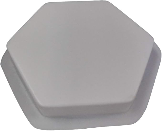 16 inch Plain Smooth Hexagon Plastic Craft Mold use with Concrete for Making into Stepping Stones 2033