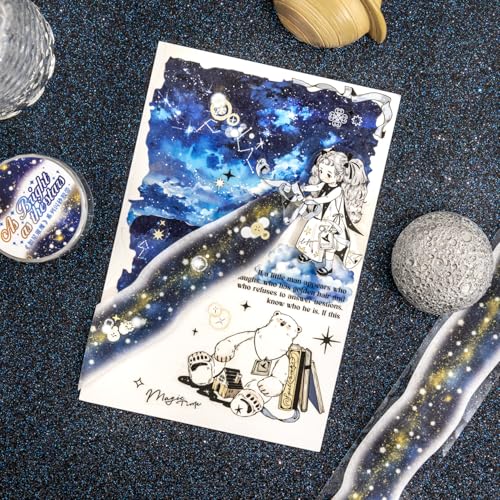 Galaxy Themed Washi Tape Set (5 Count)