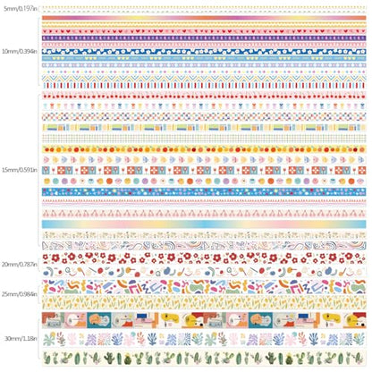 35 Rolls Washi Tape Set (35 Count)