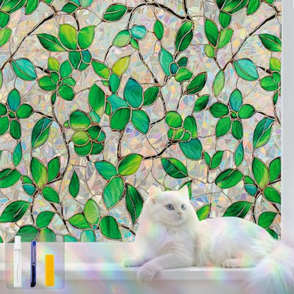 Window Privacy Film Stained Glass Window Film Rainbow Window Film Window clings Non